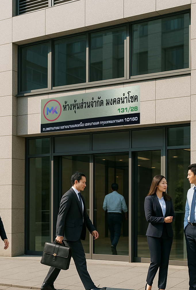 ป้ายบริษัทแถวเพชรเกษม